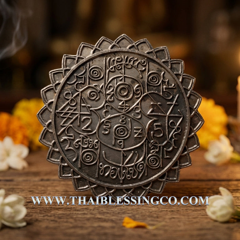 ✨ Imperial "Divine Lottery" Sovereign Medal (Rian Duang Hai Huay): The Numerology Engine for Angelic Guidance and Financial Windfalls by Luang Ta Chuan, Wat Khwang (Sacred B.E. 2555 Numerology Edition)