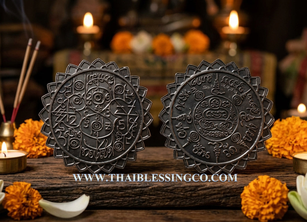 ✨ Imperial "Divine Lottery" Sovereign Medal (Rian Duang Hai Huay): The Numerology Engine for Angelic Guidance and Financial Windfalls by Luang Ta Chuan, Wat Khwang (Sacred B.E. 2555 Numerology Edition)