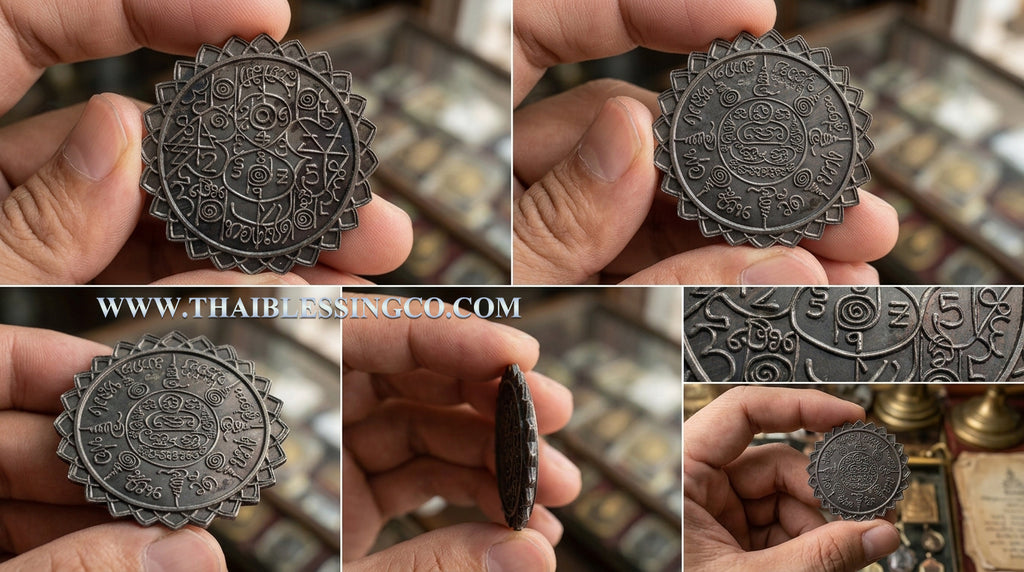 ✨ Imperial "Divine Lottery" Sovereign Medal (Rian Duang Hai Huay): The Numerology Engine for Angelic Guidance and Financial Windfalls by Luang Ta Chuan, Wat Khwang (Sacred B.E. 2555 Numerology Edition)