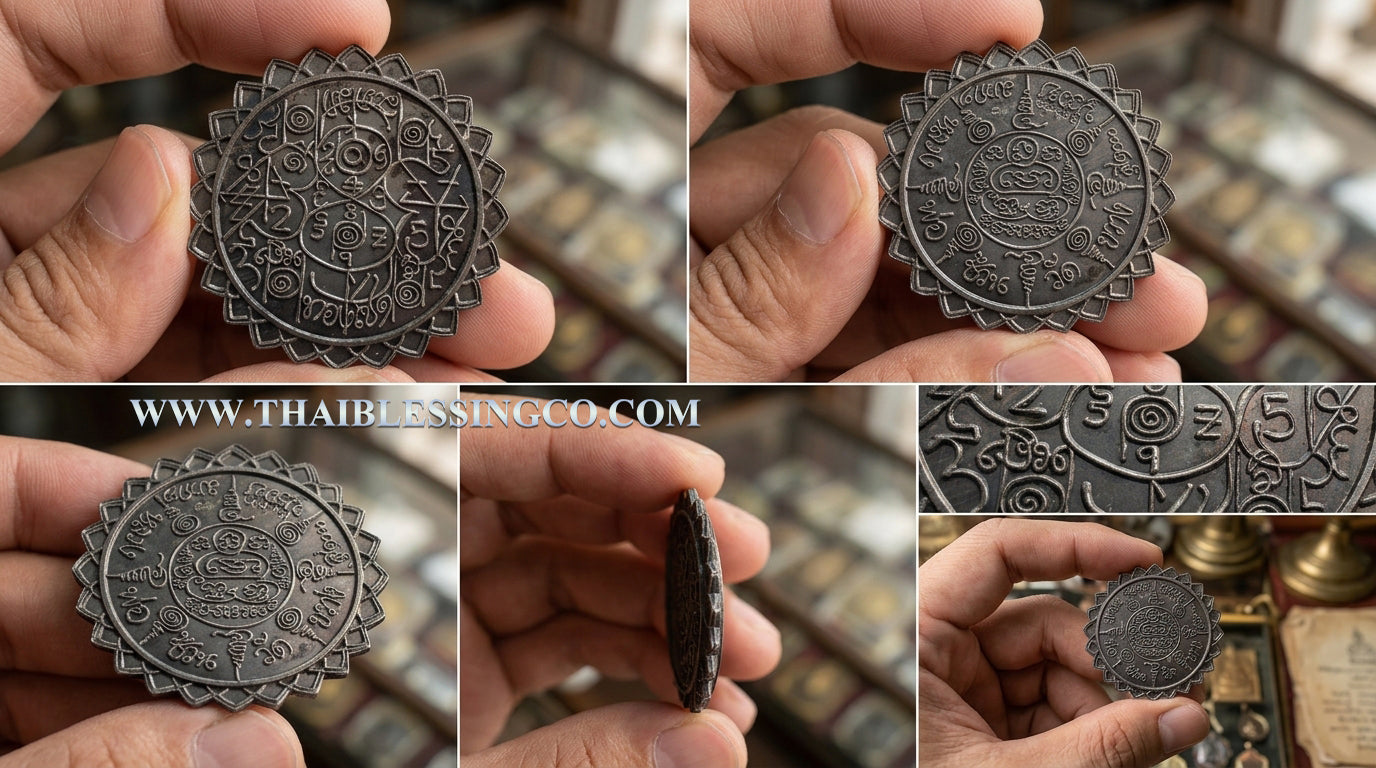 ✨ Imperial "Divine Lottery" Sovereign Medal (Rian Duang Hai Huay): The Numerology Engine for Angelic Guidance and Financial Windfalls by Luang Ta Chuan, Wat Khwang (Sacred B.E. 2555 Numerology Edition)
