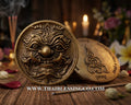 ✨ Imperial "Millionaire’s Master-Blessing" (Setthee Bucha Khru): Satin-Bell Brass Thao Wessuwan Sovereign Guardian by Luang Phor Prong, Wat Tham Phru Takian (Elite 2.2cm Satin-Finish Collector's Edition)