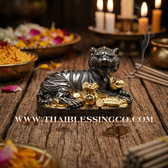 🐯 ✨ Infinite Devouring Tiger: 2K Gold-Sliver Samrit Edition 2024 by Phra Ajarn Prasoot – The Ultimate Wealth-Magnet & Non-Stop Prosperity Talisman