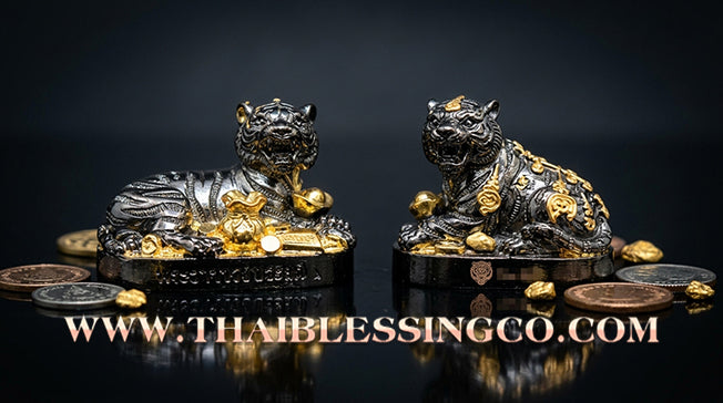 🐯 ✨ Infinite Devouring Tiger: 2K Gold-Sliver Samrit Edition 2024 by Phra Ajarn Prasoot – The Ultimate Wealth-Magnet & Non-Stop Prosperity Talisman