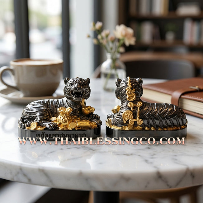 🐯 ✨ Infinite Devouring Tiger: 2K Gold-Sliver Samrit Edition 2024 by Phra Ajarn Prasoot – The Ultimate Wealth-Magnet & Non-Stop Prosperity Talisman