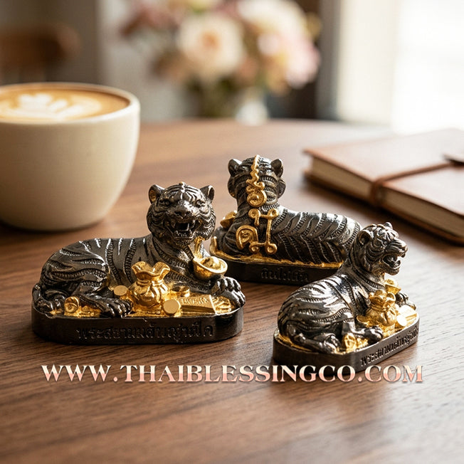🐯 ✨ Infinite Devouring Tiger: 2K Gold-Sliver Samrit Edition 2024 by Phra Ajarn Prasoot – The Ultimate Wealth-Magnet & Non-Stop Prosperity Talisman