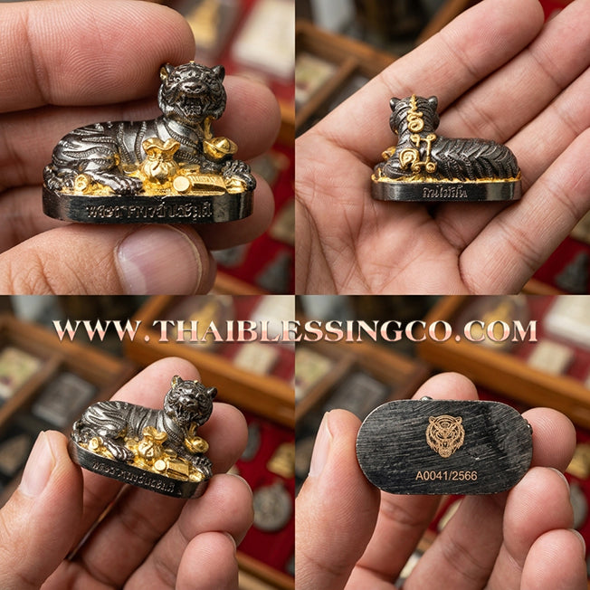 🐯 ✨ Infinite Devouring Tiger: 2K Gold-Sliver Samrit Edition 2024 by Phra Ajarn Prasoot – The Ultimate Wealth-Magnet & Non-Stop Prosperity Talisman