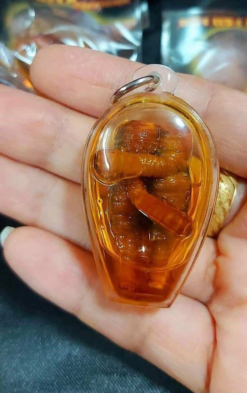 💞 "Inseparable Souls" Hoon Payon (First Edition): Embracing Couple Amulet by LP Pun (Wat Pa Ban Sang) – Ultimate Love & Protection