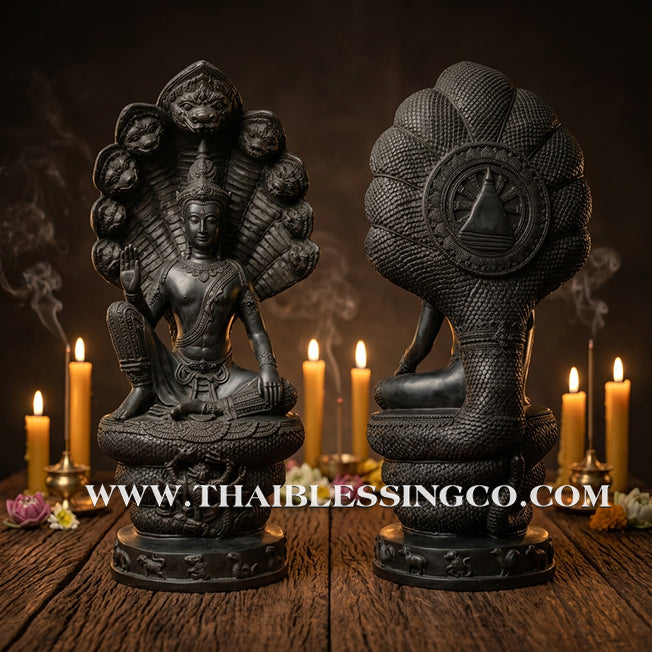 🔱💰Jatukam Ramathep – "Akkhara Maha Setthee" (The Supreme Mega-Millionaire) – Grand 22-Inch Altar Masterpiece – Black Oxide Sacred Brass (Rom Dam) – The Divine Engine for Imperial Wealth, Absolute Asset Protection, and Unstoppable Life Elevation!