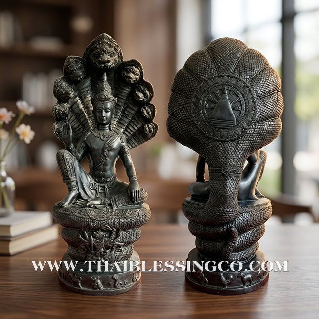 🔱💰Jatukam Ramathep – "Akkhara Maha Setthee" (The Supreme Mega-Millionaire) – Grand 22-Inch Altar Masterpiece – Black Oxide Sacred Brass (Rom Dam) – The Divine Engine for Imperial Wealth, Absolute Asset Protection, and Unstoppable Life Elevation!