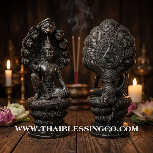 🔱💰Jatukam Ramathep – "Akkhara Maha Setthee" (The Supreme Mega-Millionaire) – Grand 22-Inch Altar Masterpiece – Black Oxide Sacred Brass (Rom Dam) – The Divine Engine for Imperial Wealth, Absolute Asset Protection, and Unstoppable Life Elevation!