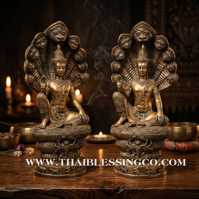 🔱💰Jatukam Ramathep – "Akkhara Maha Setthee" (The Supreme Mega-Millionaire) – Naga Sheltered (Pang Nak Prok) – Grand 22-Inch Altar Masterpiece – Sacred Brass – The Divine Engine for Imperial Wealth, Absolute Protection, and Unstoppable Life Elevation!