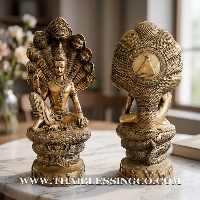 🔱💰Jatukam Ramathep – "Akkhara Maha Setthee" (The Supreme Mega-Millionaire) – Naga Sheltered (Pang Nak Prok) – Grand 22-Inch Altar Masterpiece – Sacred Brass – The Divine Engine for Imperial Wealth, Absolute Protection, and Unstoppable Life Elevation!
