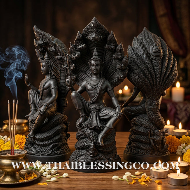 🔱💰Jatukam Ramathep – "Akkhara Maha Setthee" (The Ultimate Billionaire) – Grand 18-Inch Black Oxide Masterpiece – The Divine Engine for Absolute Wealth, Supreme Authority, and Global Market Victory!