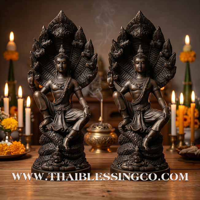 🔱💰Jatukam Ramathep – "Akkhara Maha Setthee" (The Ultimate Billionaire) – Grand 18-Inch Black Oxide Masterpiece – The Divine Engine for Absolute Wealth, Supreme Authority, and Global Market Victory!