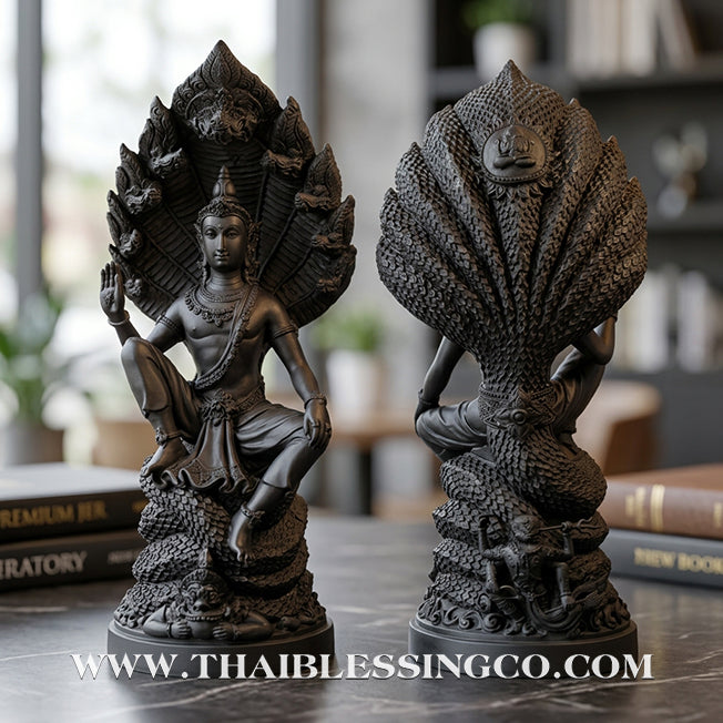 🔱💰Jatukam Ramathep – "Akkhara Maha Setthee" (The Ultimate Billionaire) – Grand 18-Inch Black Oxide Masterpiece – The Divine Engine for Absolute Wealth, Supreme Authority, and Global Market Victory!