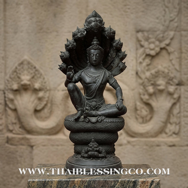🔱💰Jatukam Ramathep – "Burana Lak Mueang Pattani" (Pattani City Pillar Restoration) – Grand 23-Inch Altar Masterpiece – Black Oxide Sacred Brass (Rom Dam) – The Divine Engine for Imperial Authority, Infinite Prosperity, and Unstoppable Life Elevation!