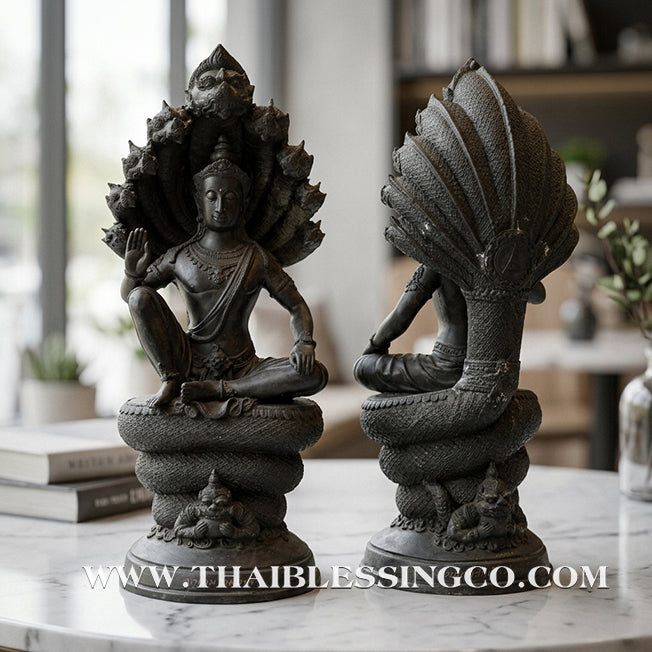 🔱💰Jatukam Ramathep – "Burana Lak Mueang Pattani" (Pattani City Pillar Restoration) – Grand 23-Inch Altar Masterpiece – Black Oxide Sacred Brass (Rom Dam) – The Divine Engine for Imperial Authority, Infinite Prosperity, and Unstoppable Life Elevation!