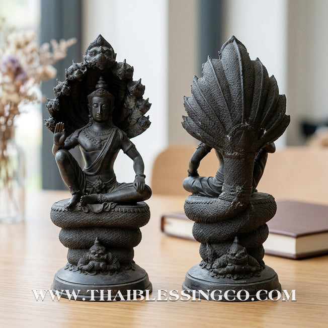 🔱💰Jatukam Ramathep – "Burana Lak Mueang Pattani" (Pattani City Pillar Restoration) – Grand 23-Inch Altar Masterpiece – Black Oxide Sacred Brass (Rom Dam) – The Divine Engine for Imperial Authority, Infinite Prosperity, and Unstoppable Life Elevation!