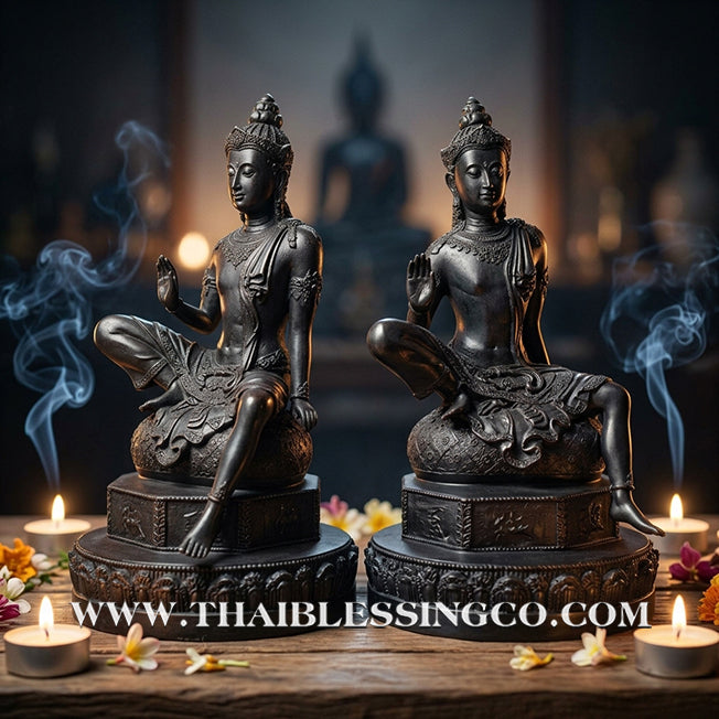 🔱💰Jatukam Ramathep – "Chao Sua Yuk 8" (The Tycoon of the 8th Era) – 14-Inch Black Oxide Masterpiece – The Divine Engine for Era-Defining Wealth, Feng Shui Dominance, and Absolute Life Elevation!