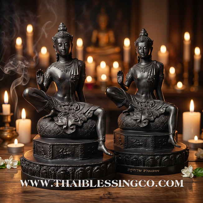 🔱💰Jatukam Ramathep – "Chao Sua Yuk 8" (The Tycoon of the 8th Era) – 14-Inch Black Oxide Masterpiece – The Divine Engine for Era-Defining Wealth, Feng Shui Dominance, and Absolute Life Elevation!