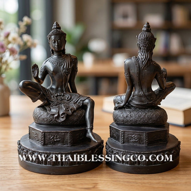 🔱💰Jatukam Ramathep – "Chao Sua Yuk 8" (The Tycoon of the 8th Era) – 14-Inch Black Oxide Masterpiece – The Divine Engine for Era-Defining Wealth, Feng Shui Dominance, and Absolute Life Elevation!