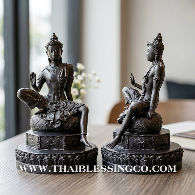 🔱💰Jatukam Ramathep – "Chao Sua Yuk 8" (The Tycoon of the 8th Era) – 14-Inch Black Oxide Masterpiece – The Divine Engine for Era-Defining Wealth, Feng Shui Dominance, and Absolute Life Elevation!