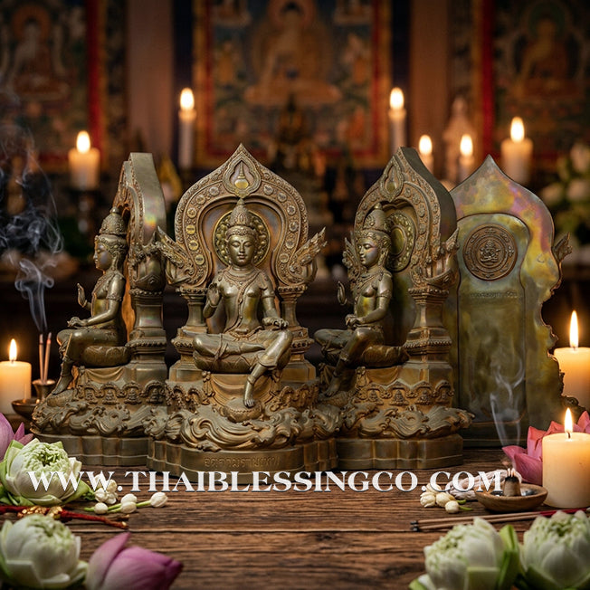 🔱💰Jatukam Ramathep – "Deva Song Lak Mueang" (The Deity of Two City Pillars) – 2007 (B.E. 2550) – Grand 30-Inch Bronze Masterpiece – The Divine Engine for Imperial Wealth, Absolute Authority, and Unstoppable Life Elevation!