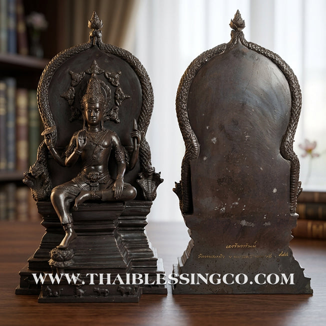 🔱💰Jatukam Ramathep – "Heng Rap Sap" (Pure Luck & Wealth Reception) – Grand 18-Inch Black Oxide Masterpiece – The Divine Engine for Unstoppable Fortune, Strategic Dominance, and Absolute Life Elevation!