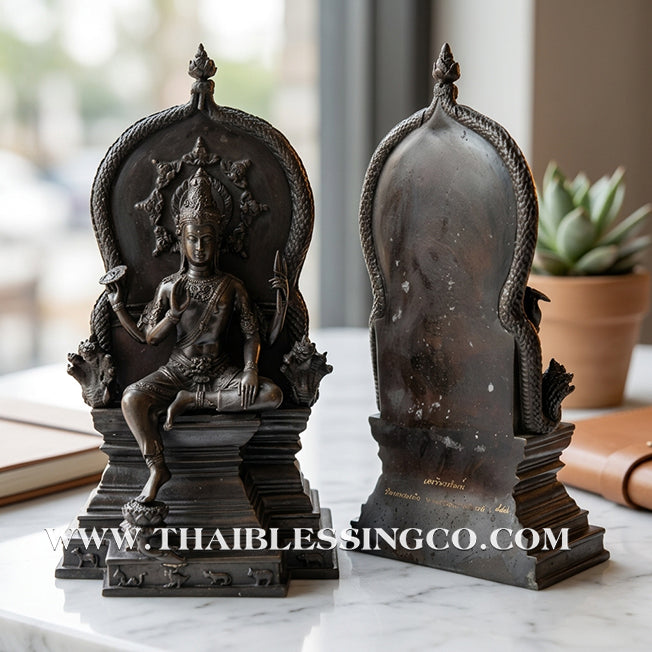🔱💰Jatukam Ramathep – "Heng Rap Sap" (Pure Luck & Wealth Reception) – Grand 18-Inch Black Oxide Masterpiece – The Divine Engine for Unstoppable Fortune, Strategic Dominance, and Absolute Life Elevation!