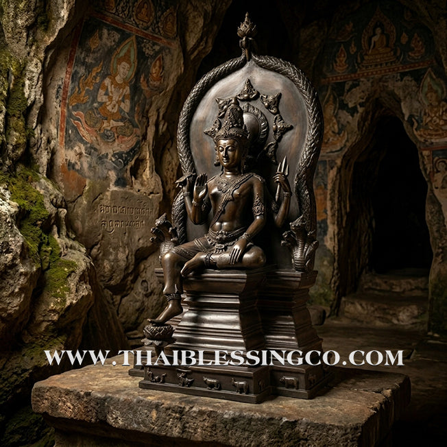 🔱💰Jatukam Ramathep – "Heng Rap Sap" (Pure Luck & Wealth Reception) – Grand 18-Inch Black Oxide Masterpiece – The Divine Engine for Unstoppable Fortune, Strategic Dominance, and Absolute Life Elevation!