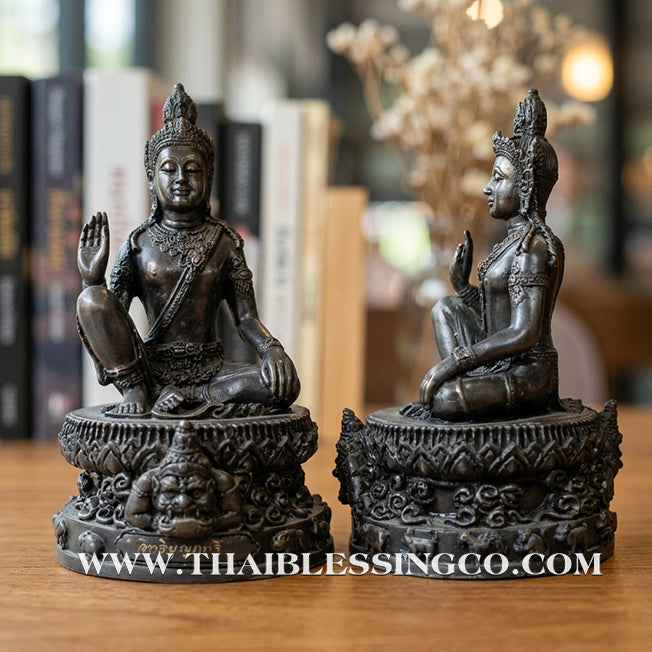 🔱💰Jatukam Ramathep – "Itthirit Bunyarit" 2007 (B.E. 2550) – 3-Inch Black Oxide Altar Edition – Blessed by Por Than Euam, Wat Bang Neian – The Divine Engine for Unstoppable Fortune, Absolute Protection, and Personal Mastery!
