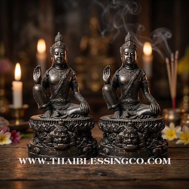 🔱💰Jatukam Ramathep – "Itthirit Bunyarit" 2007 (B.E. 2550) – 3-Inch Black Oxide Altar Edition – Blessed by Por Than Euam, Wat Bang Neian – The Divine Engine for Unstoppable Fortune, Absolute Protection, and Personal Mastery!