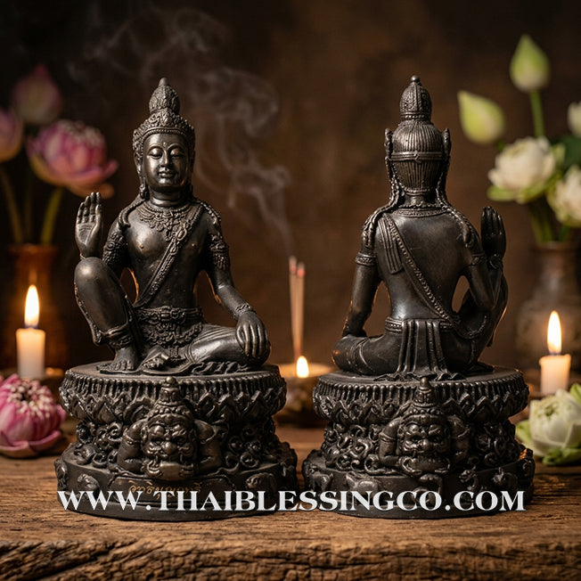 🔱💰Jatukam Ramathep – "Itthirit Bunyarit" 2007 (B.E. 2550) – 3-Inch Black Oxide Altar Edition – Blessed by Por Than Euam, Wat Bang Neian – The Divine Engine for Unstoppable Fortune, Absolute Protection, and Personal Mastery!