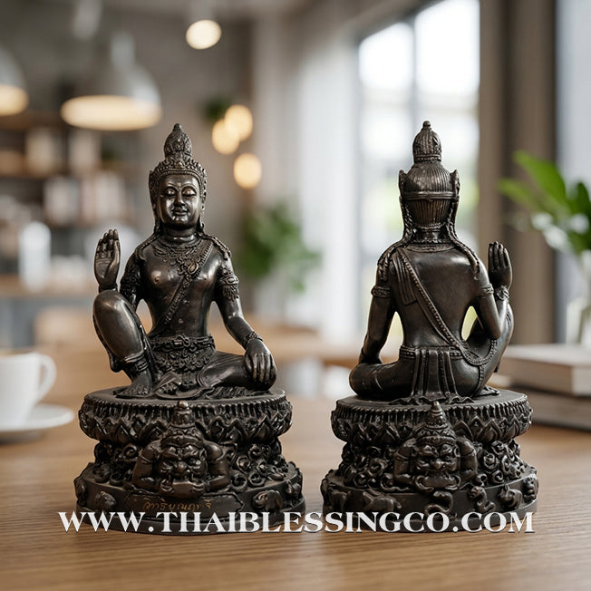 🔱💰Jatukam Ramathep – "Itthirit Bunyarit" 2007 (B.E. 2550) – 3-Inch Black Oxide Altar Edition – Blessed by Por Than Euam, Wat Bang Neian – The Divine Engine for Unstoppable Fortune, Absolute Protection, and Personal Mastery!