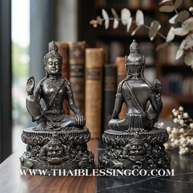 🔱💰Jatukam Ramathep – "Itthirit Bunyarit" 2007 (B.E. 2550) – 3-Inch Black Oxide Altar Edition – Blessed by Por Than Euam, Wat Bang Neian – The Divine Engine for Unstoppable Fortune, Absolute Protection, and Personal Mastery!
