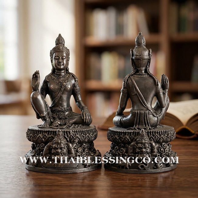 🔱💰Jatukam Ramathep – "Itthirit Bunyarit" 2007 (B.E. 2550) – 3-Inch Black Oxide Altar Edition – Blessed by Por Than Euam, Wat Bang Neian – The Divine Engine for Unstoppable Fortune, Absolute Protection, and Personal Mastery!