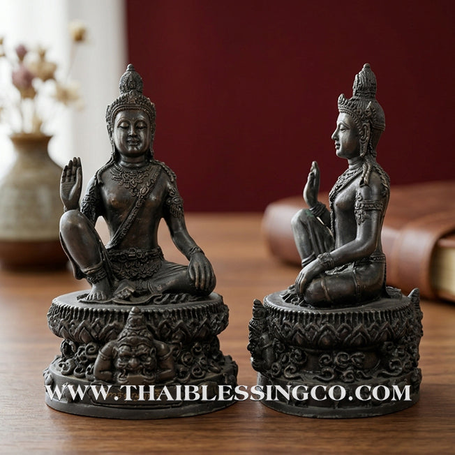 🔱💰Jatukam Ramathep – "Itthirit Bunyarit" 2007 (B.E. 2550) – 3-Inch Black Oxide Altar Edition – Blessed by Por Than Euam, Wat Bang Neian – The Divine Engine for Unstoppable Fortune, Absolute Protection, and Personal Mastery!