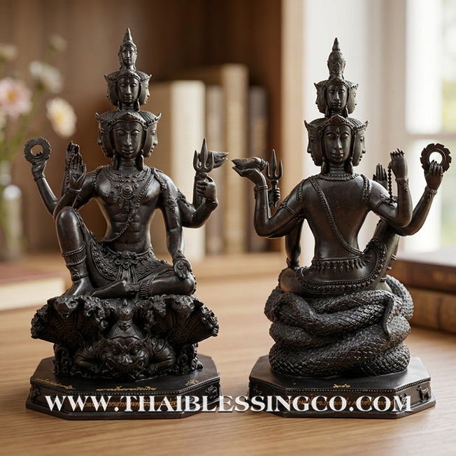 🔱💰Jatukam Ramathep – "Kao Na Maha Choke Maha Setthee" (Progress, Great Fortune & Billionaire Status) – 13.5-Inch Black Oxide Masterpiece – The Divine Engine for Total Success, Supreme Protection, and Absolute Life Elevation!