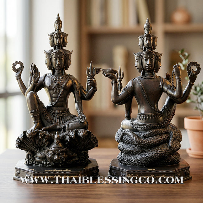 🔱💰Jatukam Ramathep – "Kao Na Maha Choke Maha Setthee" (Progress, Great Fortune & Billionaire Status) – 13.5-Inch Black Oxide Masterpiece – The Divine Engine for Total Success, Supreme Protection, and Absolute Life Elevation!