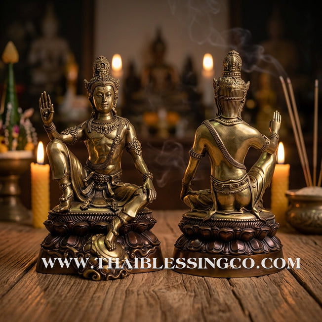 🔱💰Jatukam Ramathep – "Kod Setthee 2" (The Super Wealthy II) – Honey Patina Finish Masterpiece – Rare 5-Inch Altar Edition – The Divine Engine for Legacy Wealth, Sovereign Influence, and Absolute Life Elevation!