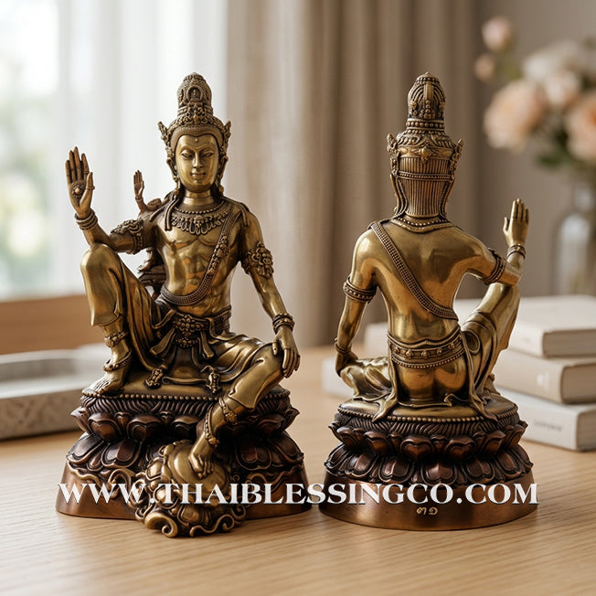 🔱💰Jatukam Ramathep – "Kod Setthee 2" (The Super Wealthy II) – Honey Patina Finish Masterpiece – Rare 5-Inch Altar Edition – The Divine Engine for Legacy Wealth, Sovereign Influence, and Absolute Life Elevation!
