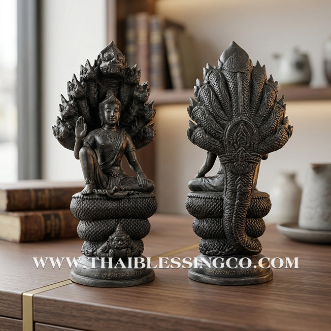 🔱💰Jatukam Ramathep – "Lak Mueang 49: Charoen Phokasap" (Abundant Wealth) – Royal Ease Posture (Pang Maharaj Leela) – Rare 12-Inch Black Oxide Masterpiece – The Divine Engine for Market Dominance, Sovereign Influence, and Absolute Life Elevation!