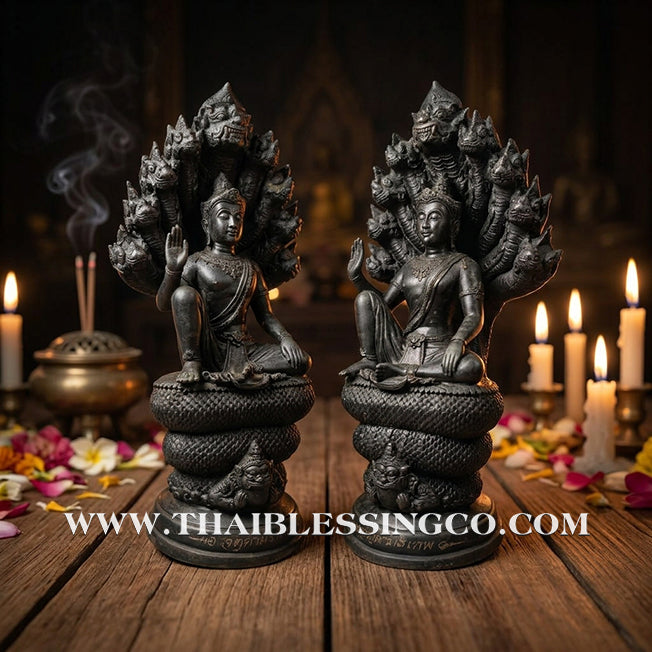 🔱💰Jatukam Ramathep – "Lak Mueang 49: Charoen Phokasap" (Abundant Wealth) – Royal Ease Posture (Pang Maharaj Leela) – Rare 12-Inch Black Oxide Masterpiece – The Divine Engine for Market Dominance, Sovereign Influence, and Absolute Life Elevation!