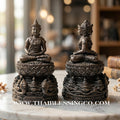 🔱💰Jatukam Ramathep – "Lak Mueang Maha Mongkol" (The Auspicious City Pillar) – 2007 (B.E. 2550) – Black Oxide Dashboard Edition – The Divine Engine for Mobile Prosperity, Sovereign Protection, and Absolute Life Elevation!