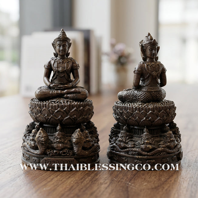 🔱💰Jatukam Ramathep – "Lak Mueang Maha Mongkol" (The Auspicious City Pillar) – 2007 (B.E. 2550) – Black Oxide Dashboard Edition – The Divine Engine for Mobile Prosperity, Sovereign Protection, and Absolute Life Elevation!