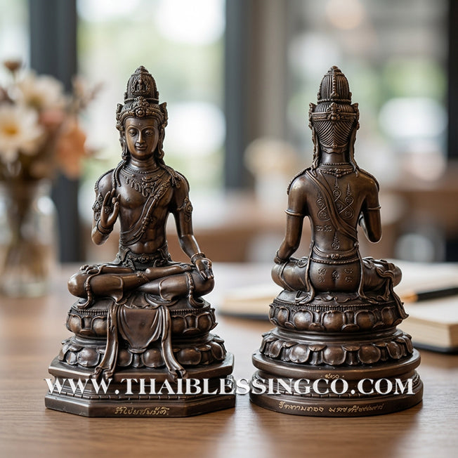 🔱💰Jatukam Ramathep – "Phichai Sombat" (The Victor of All Treasures) – Grand 16.5-Inch "Man Pu" Masterpiece – The Divine Engine for Total Financial Dominance, Market Victory, and Absolute Life Elevation!
