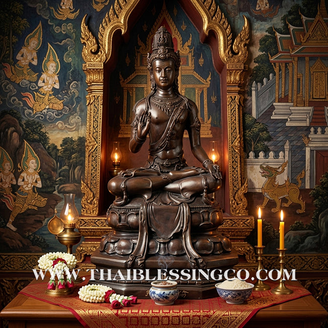 🔱💰Jatukam Ramathep – "Phichai Sombat" (The Victor of All Treasures) – Grand 16.5-Inch "Man Pu" Masterpiece – The Divine Engine for Total Financial Dominance, Market Victory, and Absolute Life Elevation!