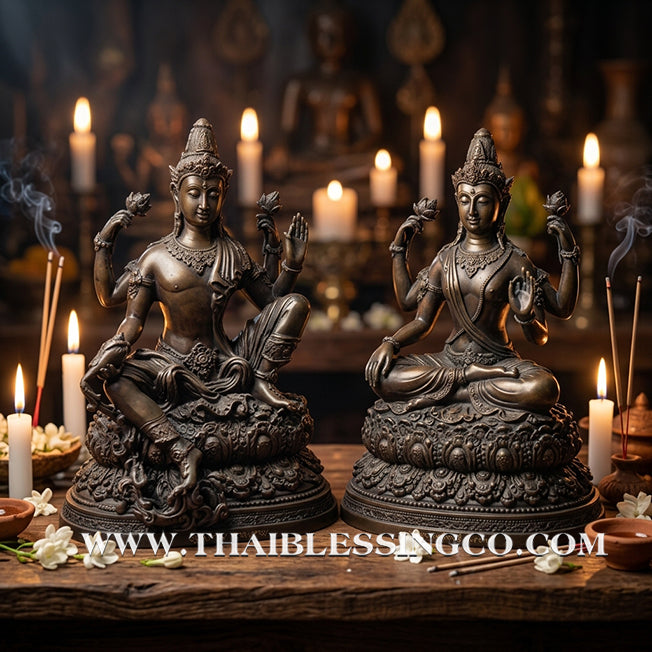 🔱💰Jatukam Ramathep – "Racha Maha Setthee 50" (The King Billionaire) – Wealth-Bestowing Posture (Pang Prathan Sap) – 12-Inch Black Oxide Masterpiece – The Divine Engine for Sovereign Wealth, Cross-Border Success, and Absolute Life Elevation!