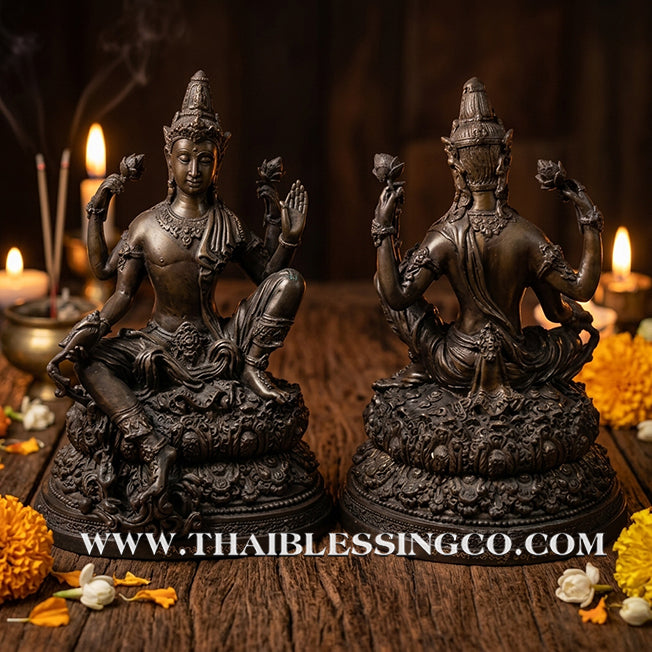 🔱💰Jatukam Ramathep – "Racha Maha Setthee 50" (The King Billionaire) – Wealth-Bestowing Posture (Pang Prathan Sap) – 12-Inch Black Oxide Masterpiece – The Divine Engine for Sovereign Wealth, Cross-Border Success, and Absolute Life Elevation!