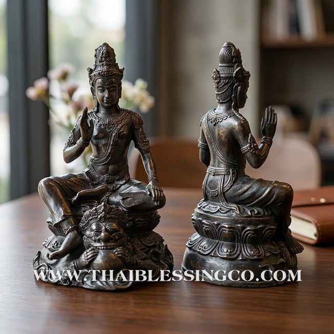 🔱💰Jatukam Ramathep – "Ruay Kham Fa" (Sky-Supporting Wealth) – 2007 (B.E. 2550) – Black Oxide Masterpiece – The Divine Engine for Unshakeable Prosperity, Khao-Or Sorcery, and Absolute Life Elevation!